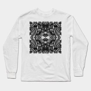 Miniature Aussie Tangle 10 Pattern Variations Long Sleeve T-Shirt